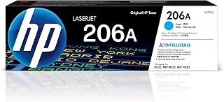 HP 206A Cyan Toner Cartridge | Works with Color LaserJet Pro M255, MFP M282, M283 Series | W2111A
