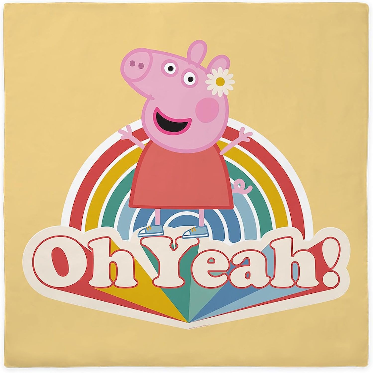 CafePress Peppa Pig Oh Yeah! Queen Duvet Cover, Printed Comforter Cover, Unique Bedding