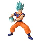 Bandai Namco - Dragon Ball Super - Super Saiyan Blue Goku, 7" Action Figure Attack Collection