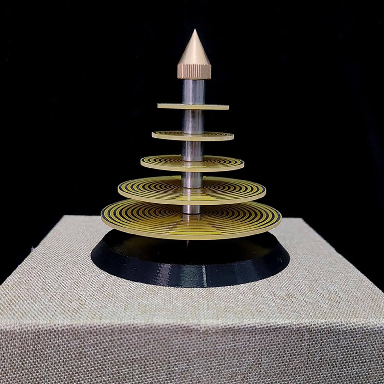 Oscillatore multi-onda, generatore di energia elettromagnetica con design a 5 strati, ricarica con cristalli e armonizzatore EMF per casa e meditazione, dispositivo di terapia di risonanza