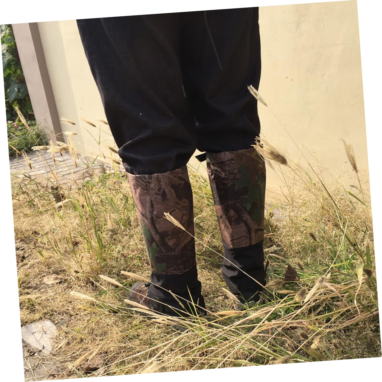 Sosoport Lot De 2 Paires De Guêtres De Chasse Anti-Neige pour Randonnée Et Cyclisme en Nylon