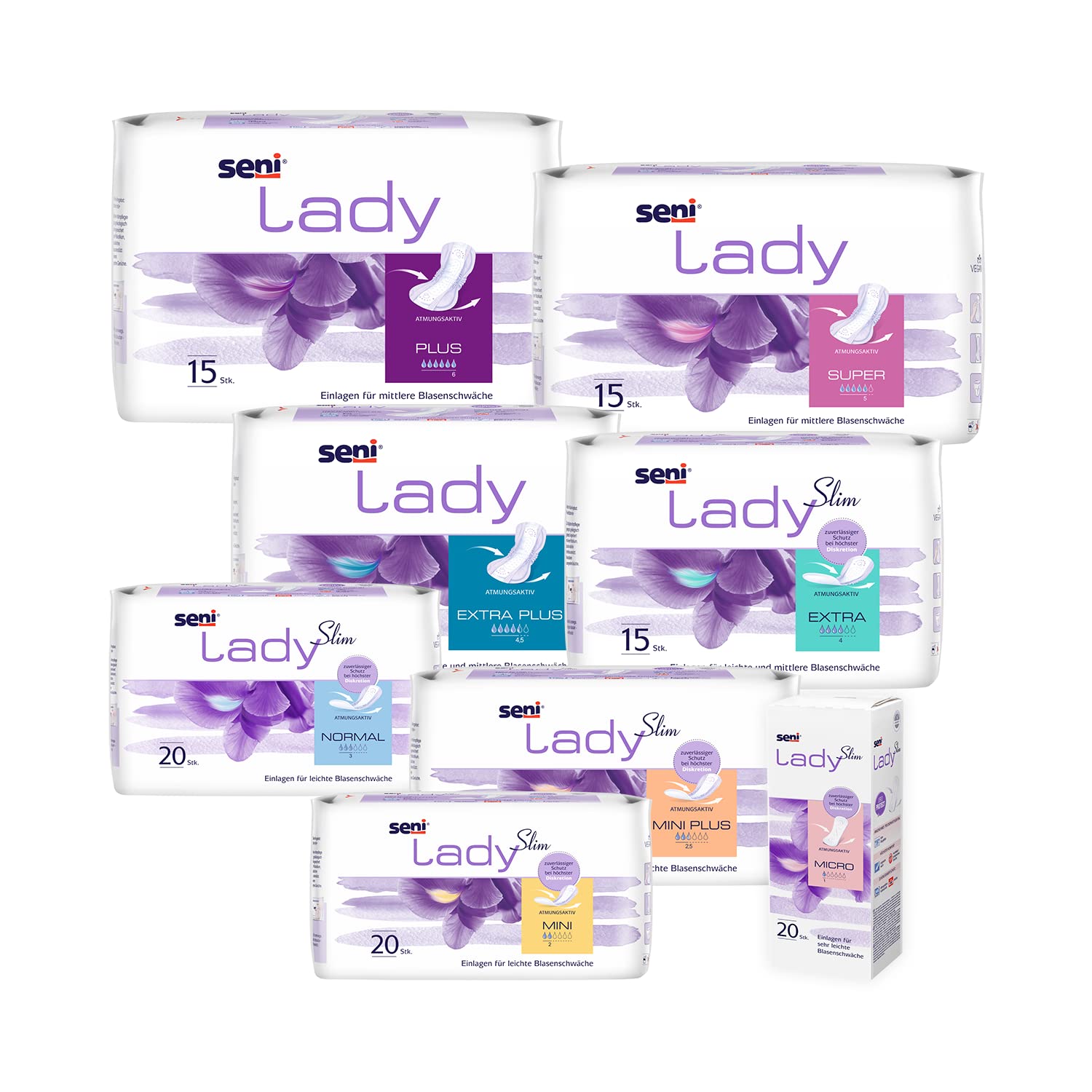18x Seni Lady Slim Normal a20 - B09NDWX43Y | Packung (20 Stück)