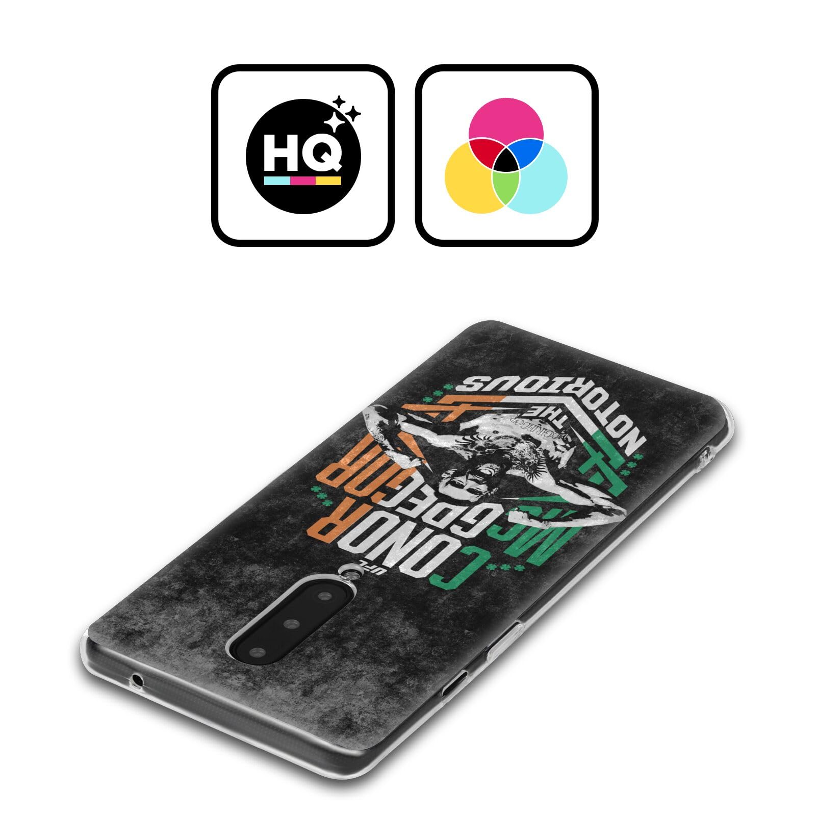 Head Case Designs Officially Licensed UFC Distressed Graphics Conor McGregor Soft Gel Case Compatible with Google Pixel 8 Pro