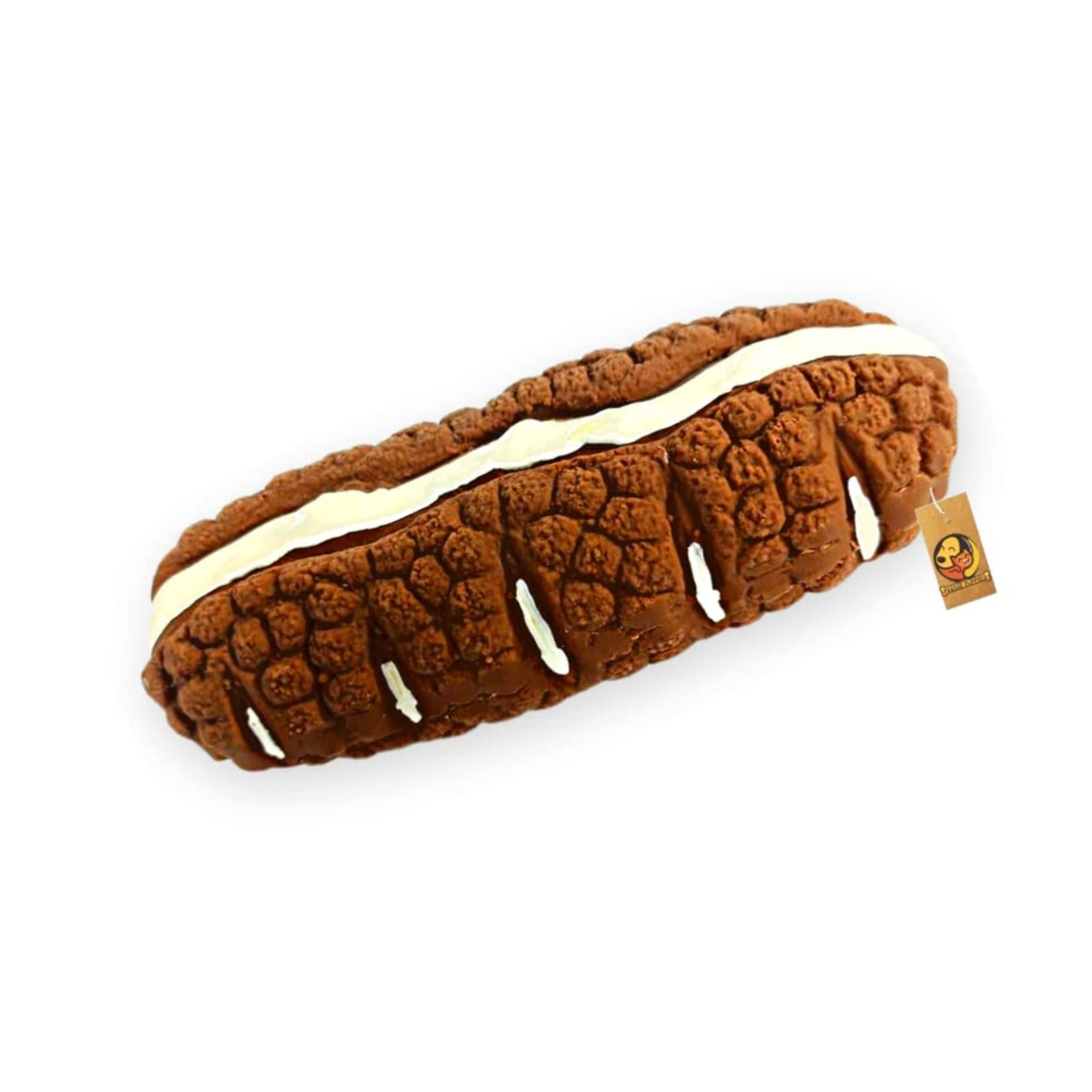 Foodie Puppies Interactive Non-Toxic Soft Latex Chew Squeaky Brown Milky Bread for Dogs and Puppies (Large) | Chewing, Floating, Training, and Bouncing | Reduce Separation Anxiety (B09RWMDHSH) Amazon Price History, Amazon Price Tracker