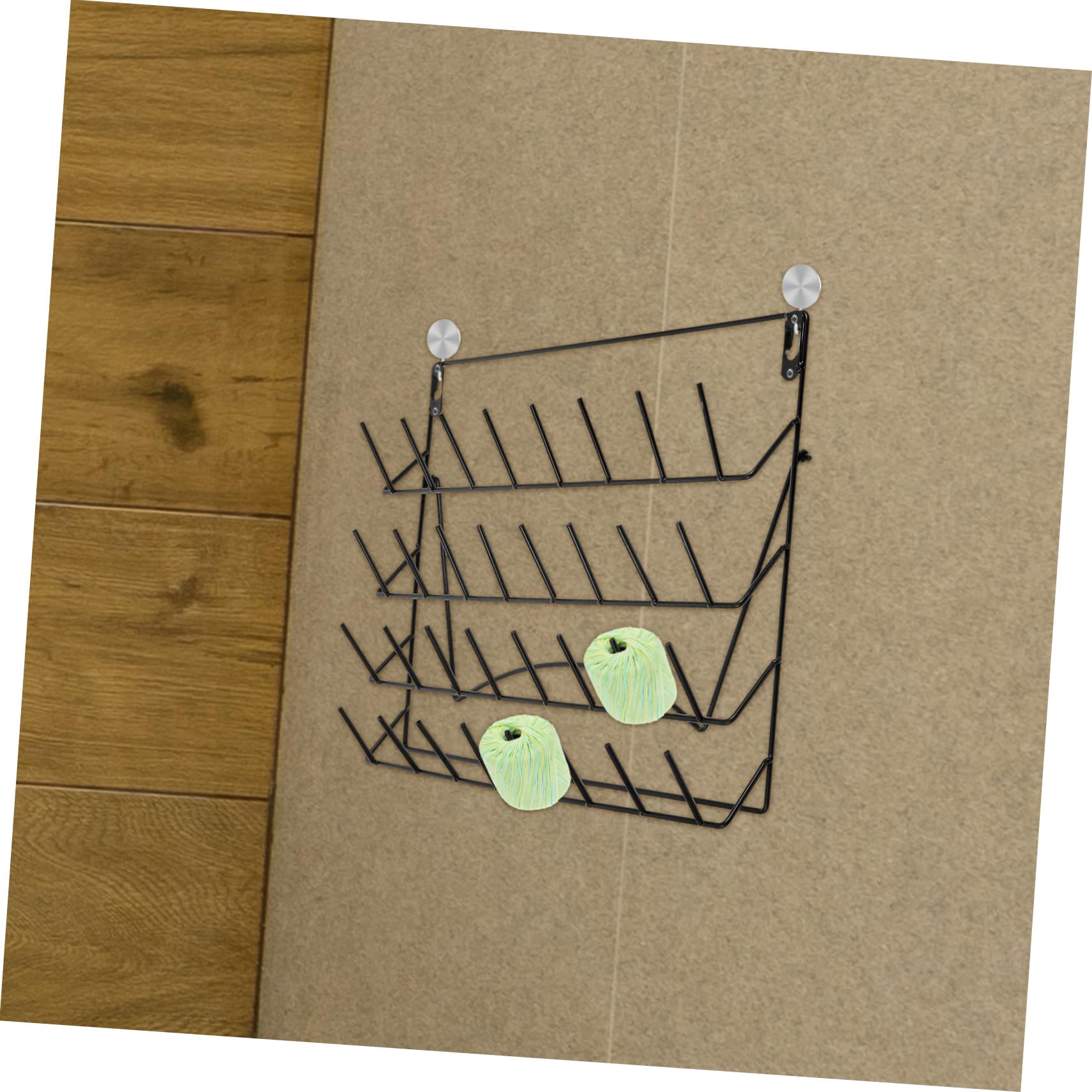 SOLUSTRE Trockengestell Platzsparendes mit Labor Heringen aus Eisen Abnehmbaren Installation Wand Wandmontiertes an Schwarz Trocknen Einfache von Labor Glaswaren