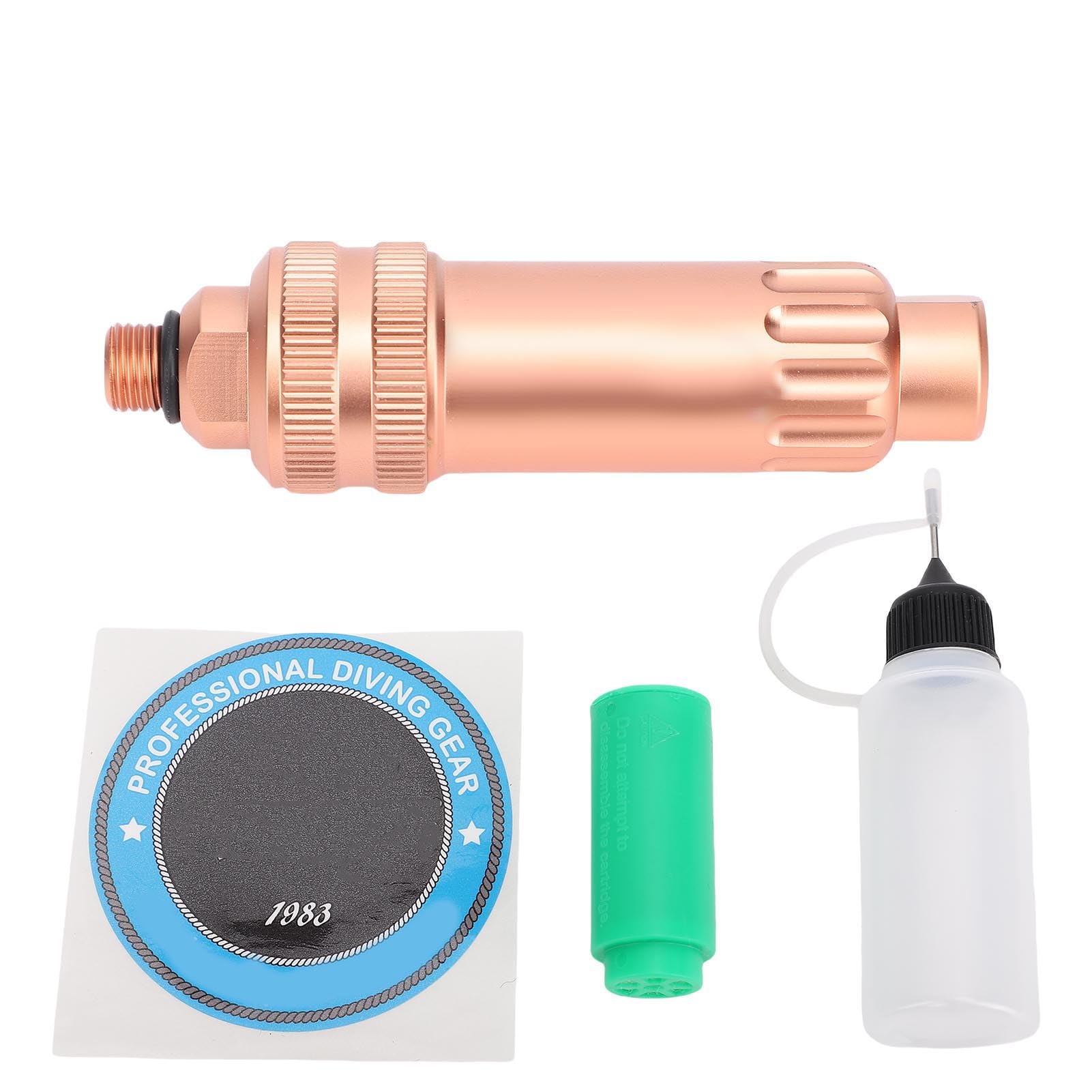 Sxhlseller Filtro de Respiración Subacuática de Latón |Accesorio Humidificador de Respirador Sumergible para de Cilindro de Buceo