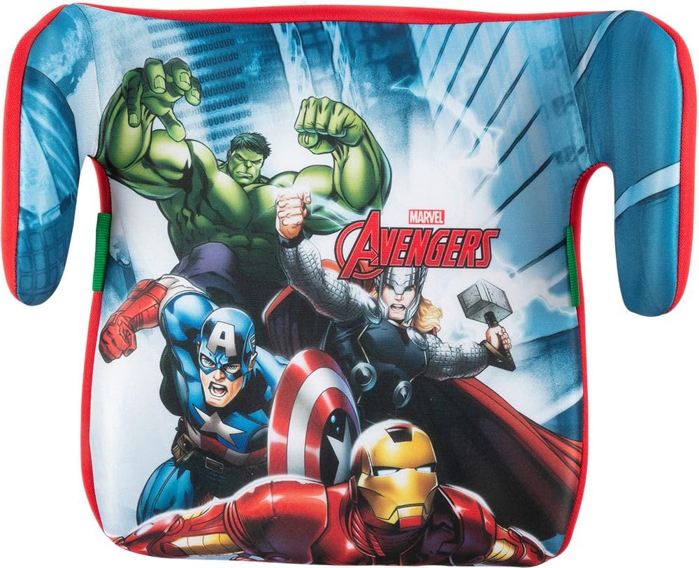 Marvel Avengers I-Size ECE R129 Autositz Für Kinder, 126-150 Cm, 22-36 Kg, 6-12 Jahre Alt, Gruppe 3, Leicht Und Einfach Zu Tragen — Abnehmbar Und Waschbar