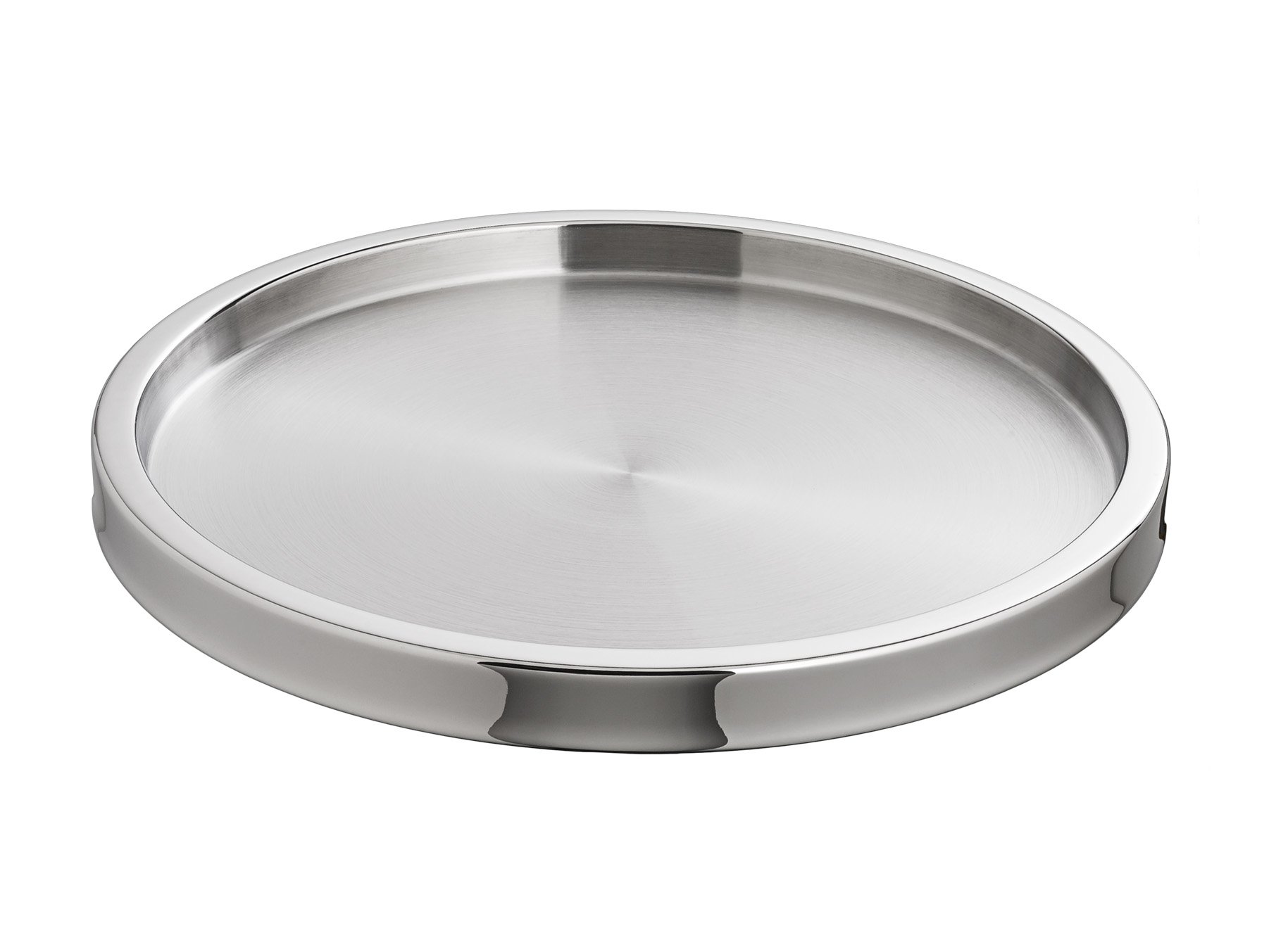 Tray Rim Snapklik.com : Kraftware Stainless Steel Collection-13.5