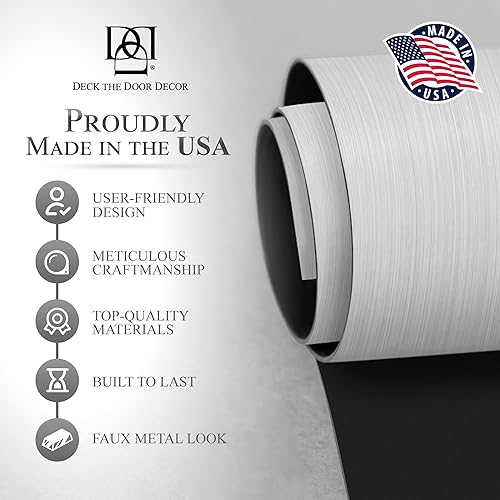 Miniatura 5 de Placa magnética de goma para puerta, acabado sintético impreso UV, acento elegante y protección duradera para puertas, decoración exterior del