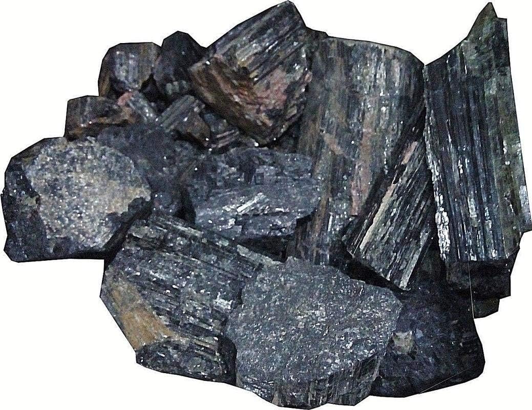 aldominaldomin Natural Energized Black Tourmaline Raw Healing Crystal Stones Negative Energy Purifier (300 to 400 Gram)