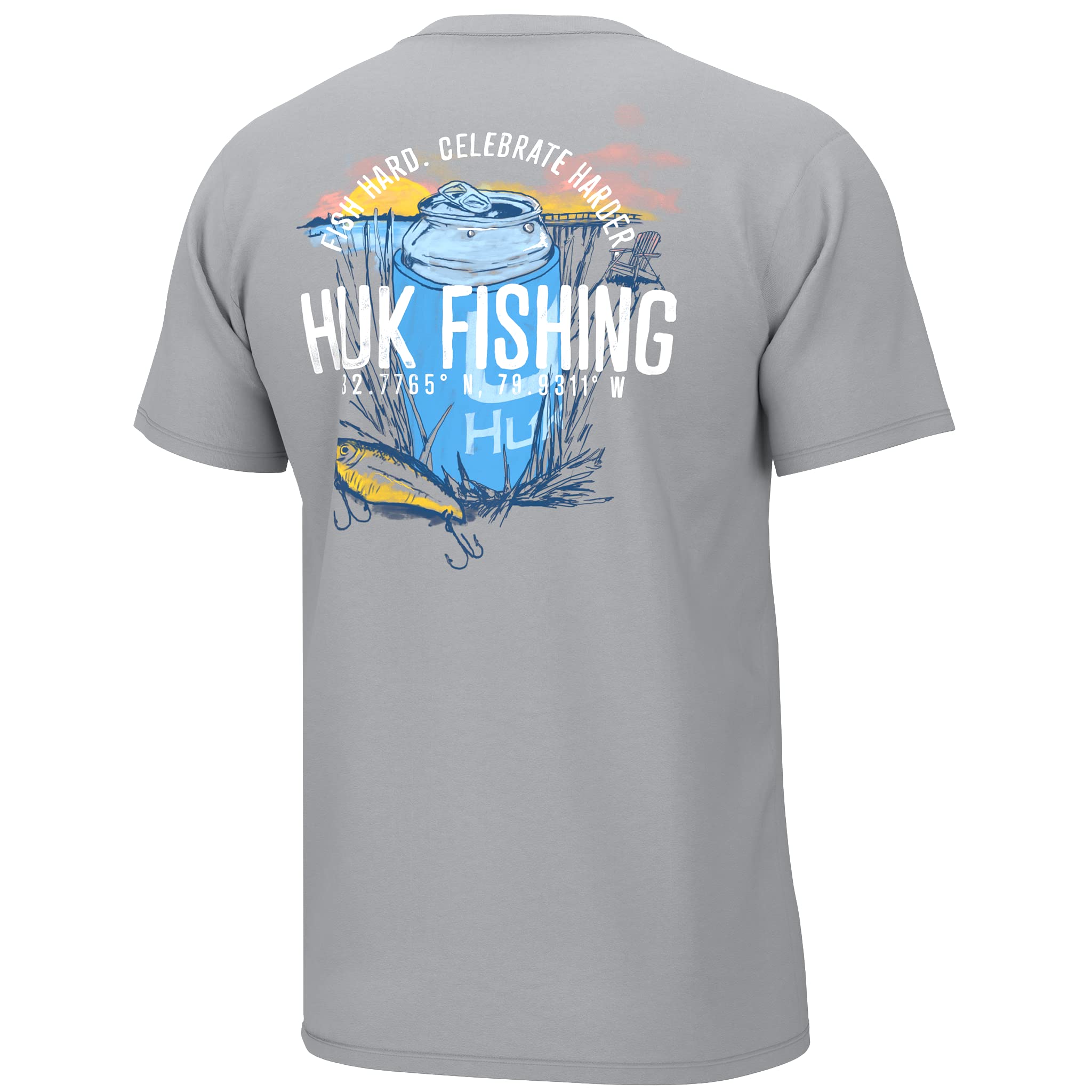 HUK Mens Performance Fishing Logo Tee, Short Sleeve T-Shirt for Men — view 64