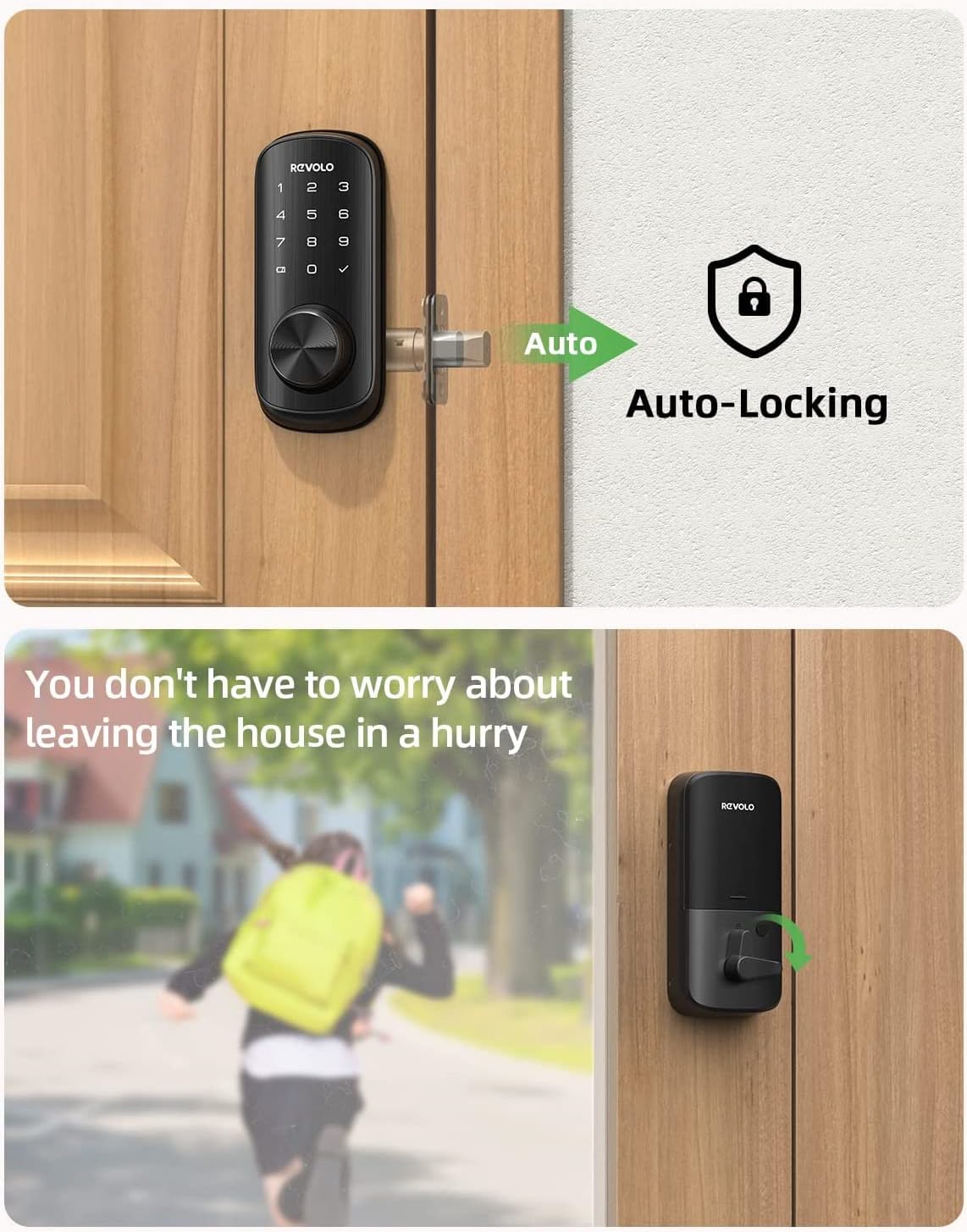 Buy Smart Door Lock, Revolo 5in1 WiFi Keyless Entry Door Lock