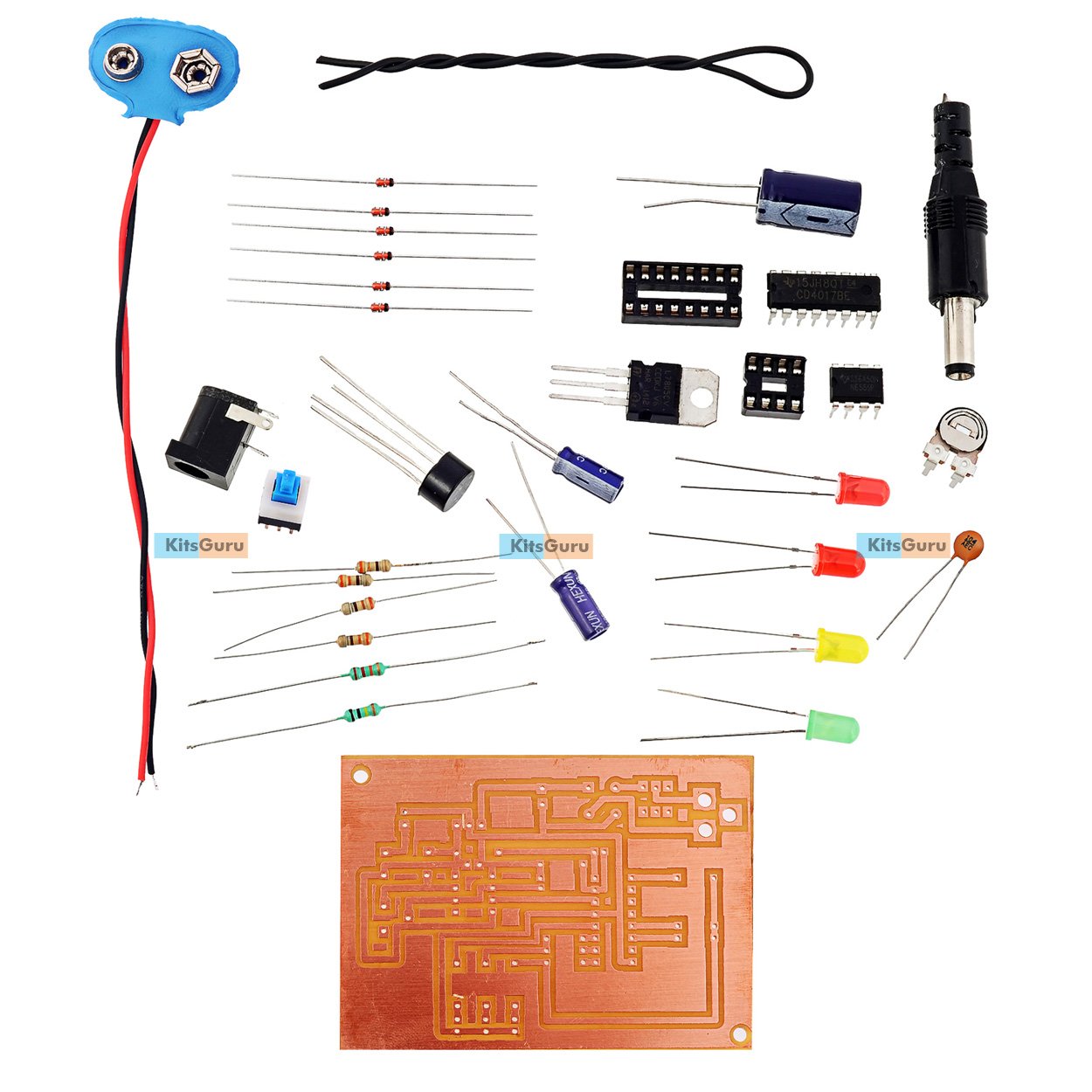 KitsGuru DIY Kit - Traffic Light Control : LGKT066 Simple Circuit Projects (B01N0G70VA) Amazon Price History, Amazon Price Tracker