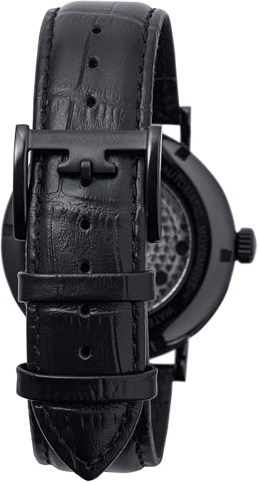 Thomas Earnshaw Beaufort Men's Watch Automatic Open-Heart Movement, 43mm Stainless Steel Case, Leather Strap, Water Resistant 50m, ES-8059