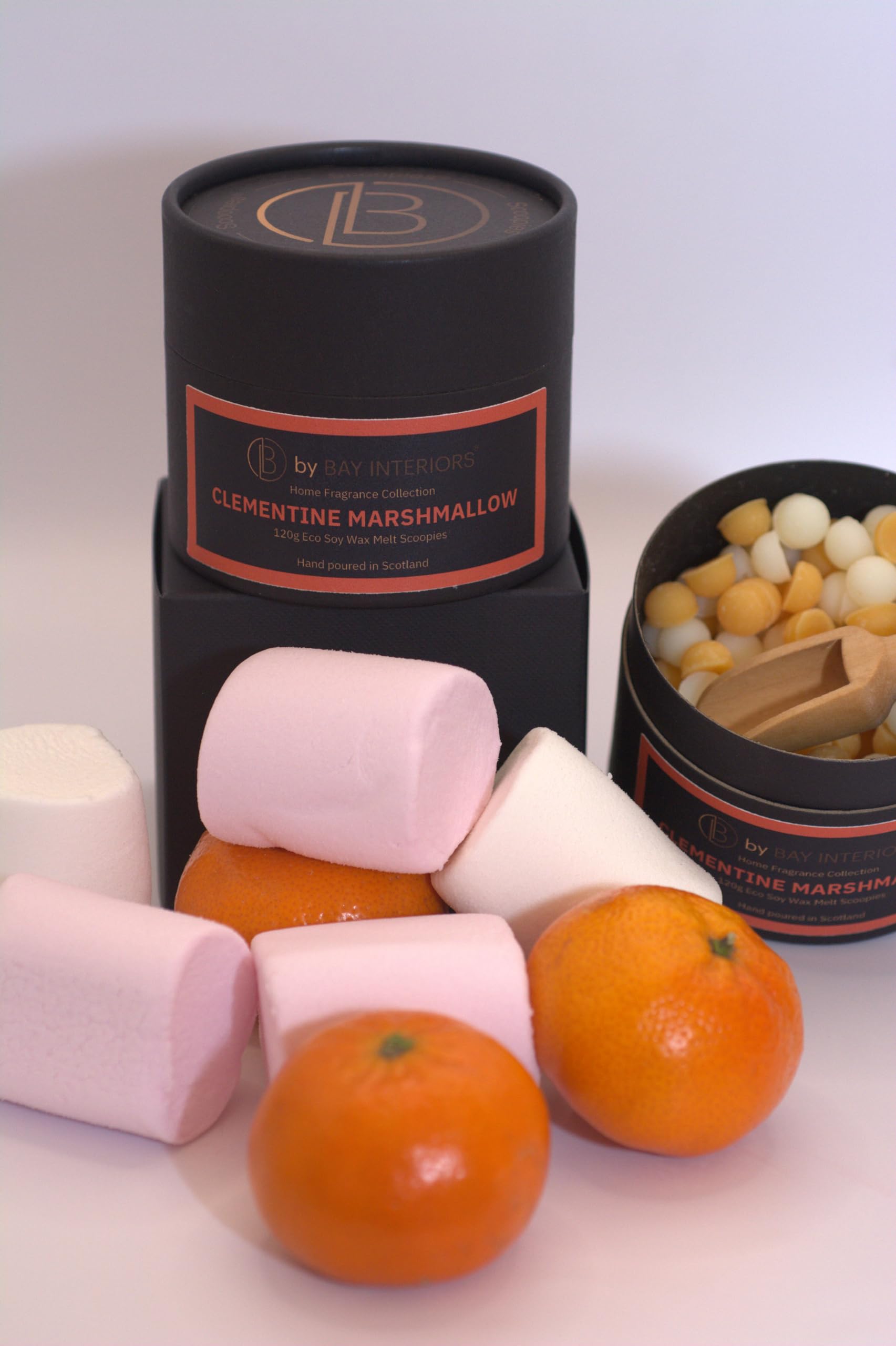 Scoopies Eco Soy Wax Scoopable Melts Highly Scented Vegan No Plastic 120g by Bay Interiors (Clementine Marshmallow) - Image 3