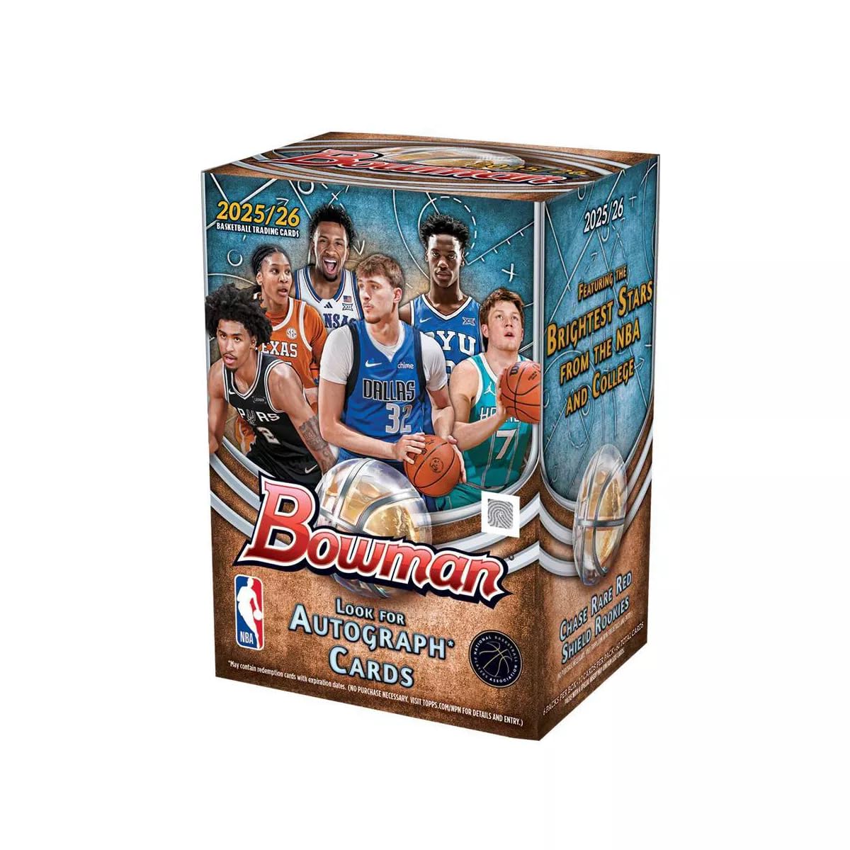 Topps NBA Bowman Basketball - Tarjeta de intercambio