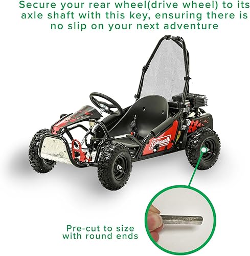 Miniatura 4 de AlveyTech Llave de piñón de eje de transmisión de 0.197 in x 0.197 in x 1.181 in – Repuesto para Baja, Coleman, Massimo, Hensim MB165 y MB200,
