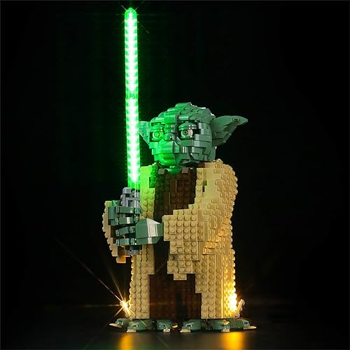 Miniatura 5 de LIGHTAILING Juego de luces para (modelo de bloques de construcción Yoda, kit de luces LED compatible con Lego 75255 (no incluye el modelo)