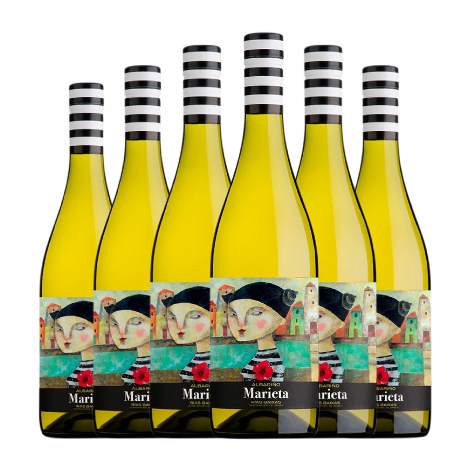 Martín Códax Marieta Albariño Rías Baixas 75 cl Vino blanco (Caja de 6 Botellas de 75 cl)