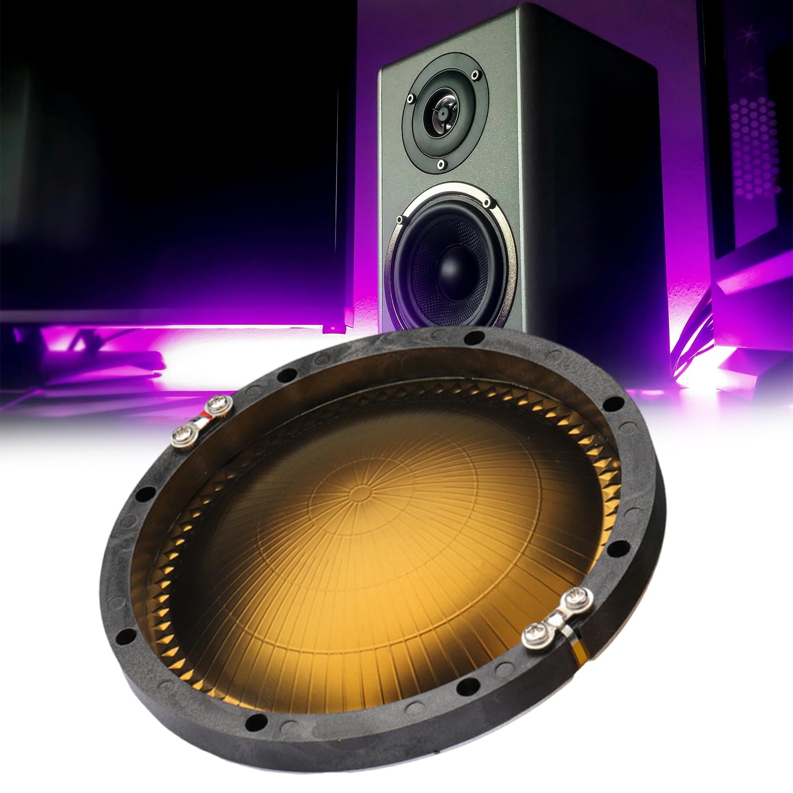 99 bobinas de tweeter de 2 mm de repuesto de membrana de lámina de altura que ofrece una calidad de sonido superior con construcción duradera