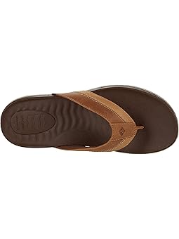 Sperry top sider santa cruz thong tan + FREE SHIPPING | Zappos.com
