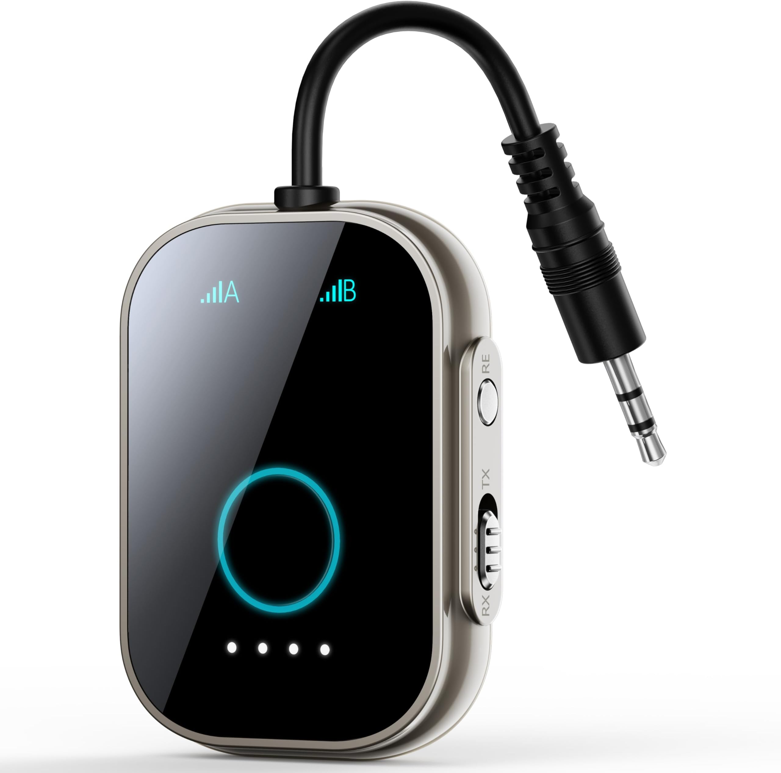 - Swiitech Bluetooth Transmitter Receiver for TV, 2-in-1 Bluetooth 5.3 Adapter for Airplane, Gym Equipment, Cars, for up to Two Wireless Headphones, Cell Phones.