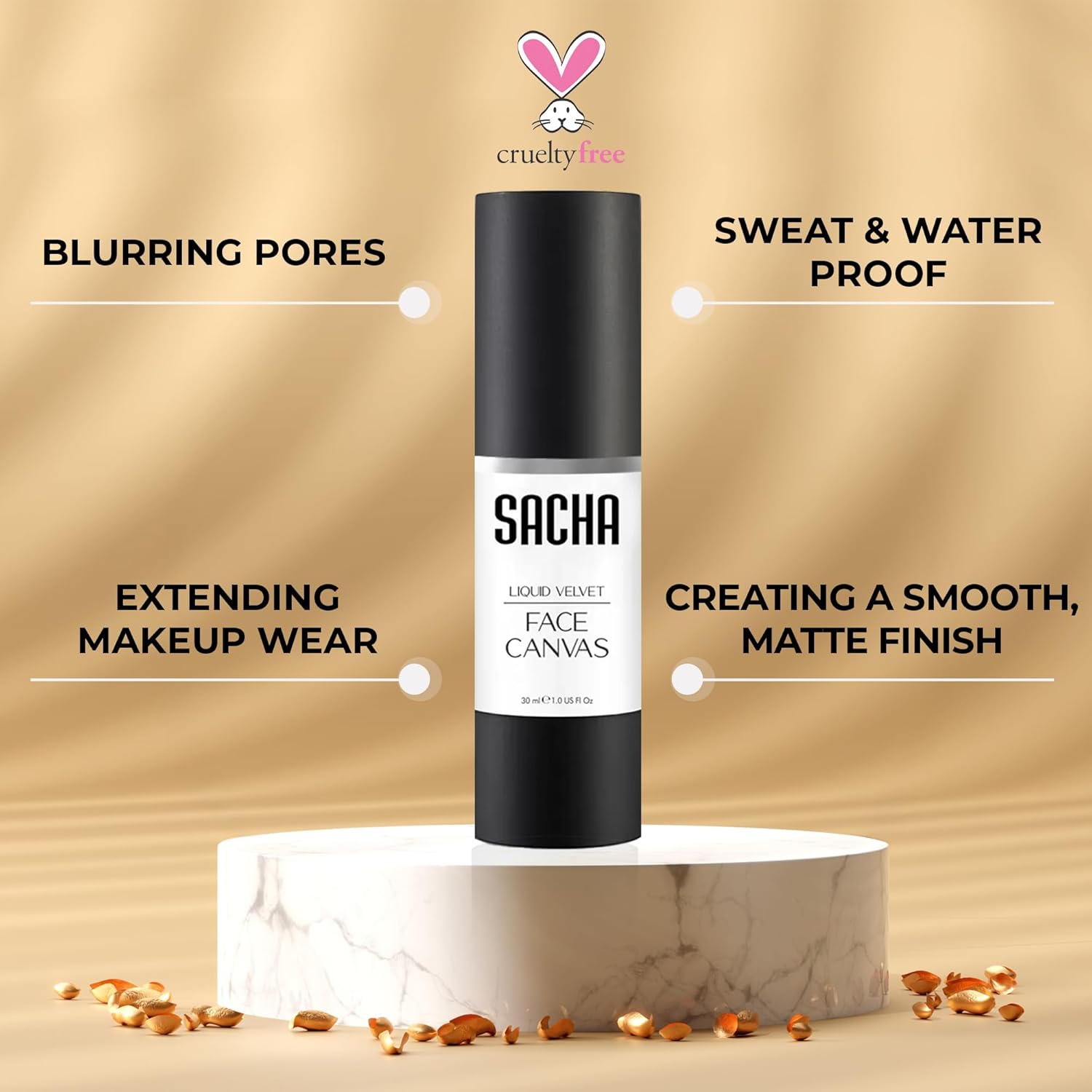 Hydrating + Poreless Face Primer | Smoothing Makeup Base for Flawless Skin | Mattifying Shine + Oil Control, Smooth Canvas for Long-Lasting Makeup 1fl. Oz. - Image 2