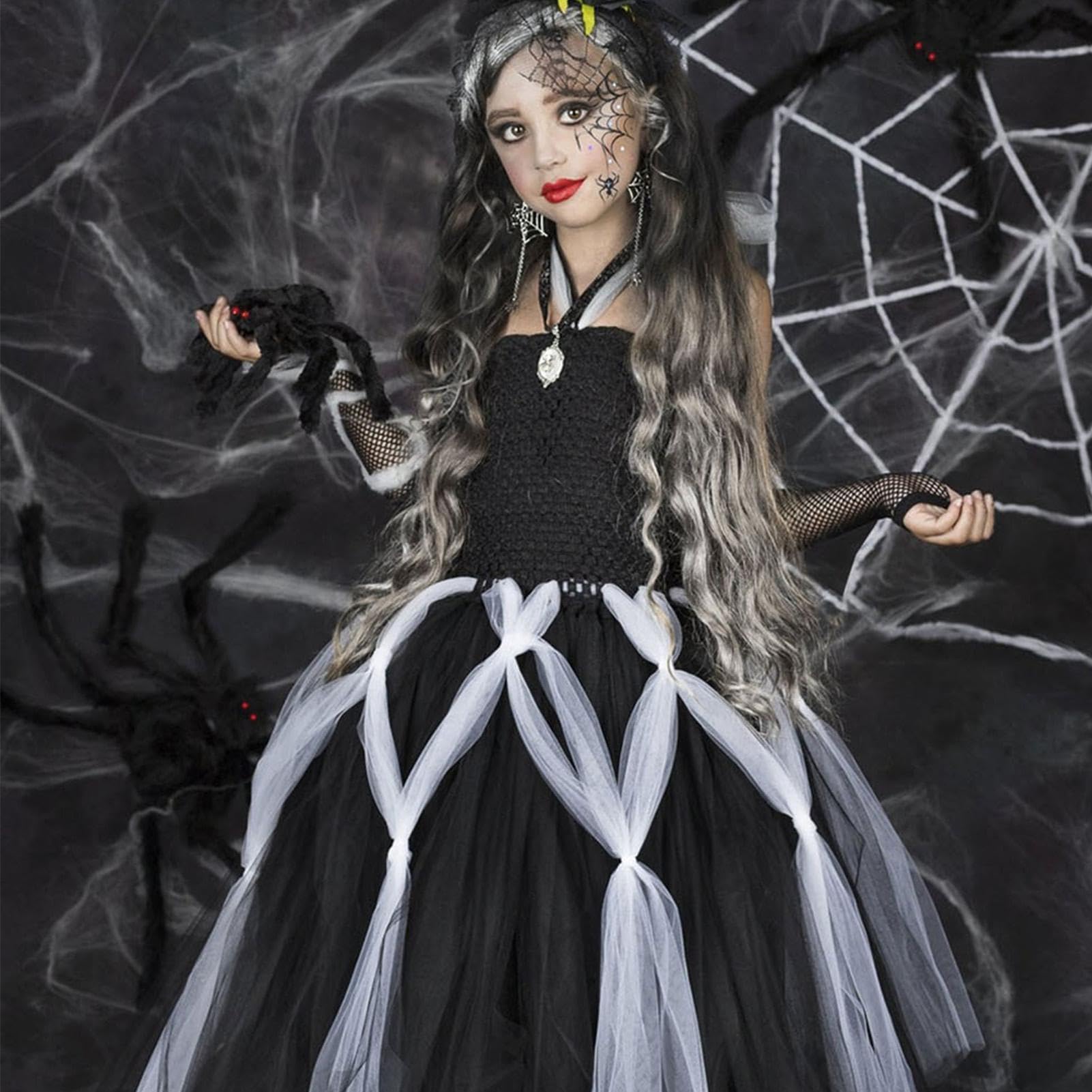 Gonna in tulle di Halloween per bambine Gonna comoda smanicata da cosplay e | Abito Halloween In Tulle Per Bambini 2-12 Anni, Feste A Tema, Spettacoli, Carnevale, Foto E Danza