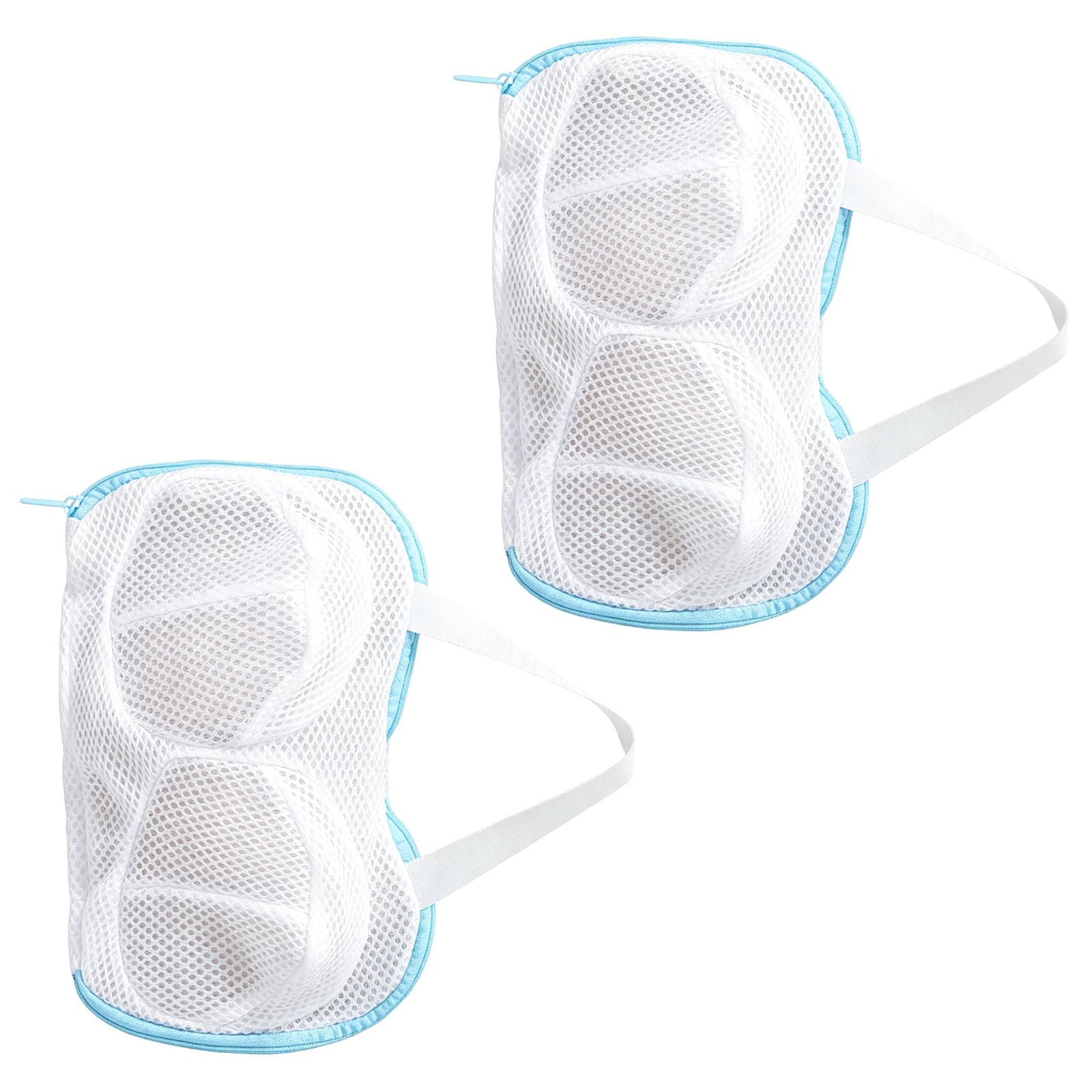 Oxxggkao Of 2 Delicate Underwear Washing Bags Soft Protective Lingerie Laundry Bags with Reinforced Stitching Lingerie Wash Bag