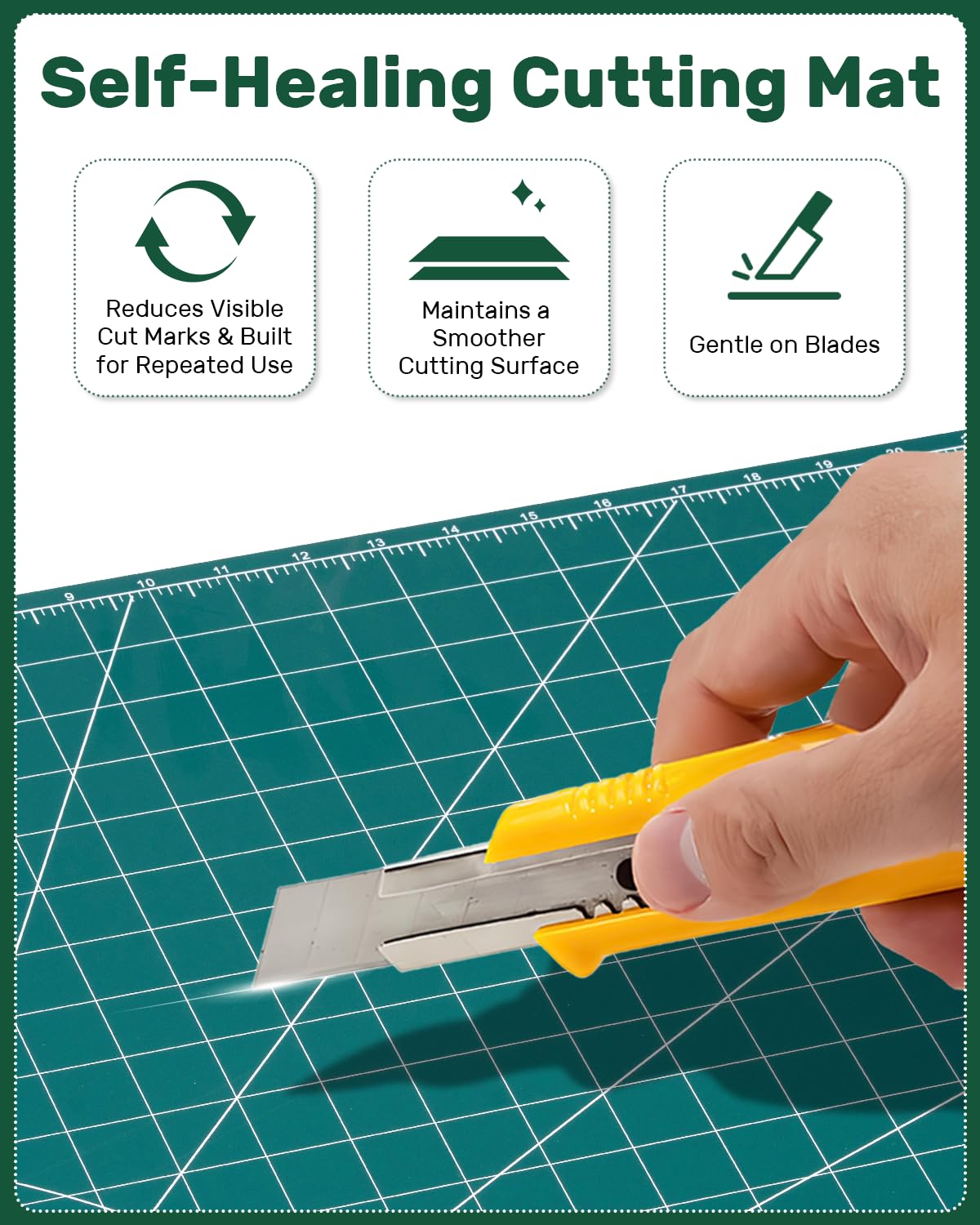 Self Healing Cutting Mat - 17" x 23" -4 Self Healing Cutting Mat - 17" x 23" -4