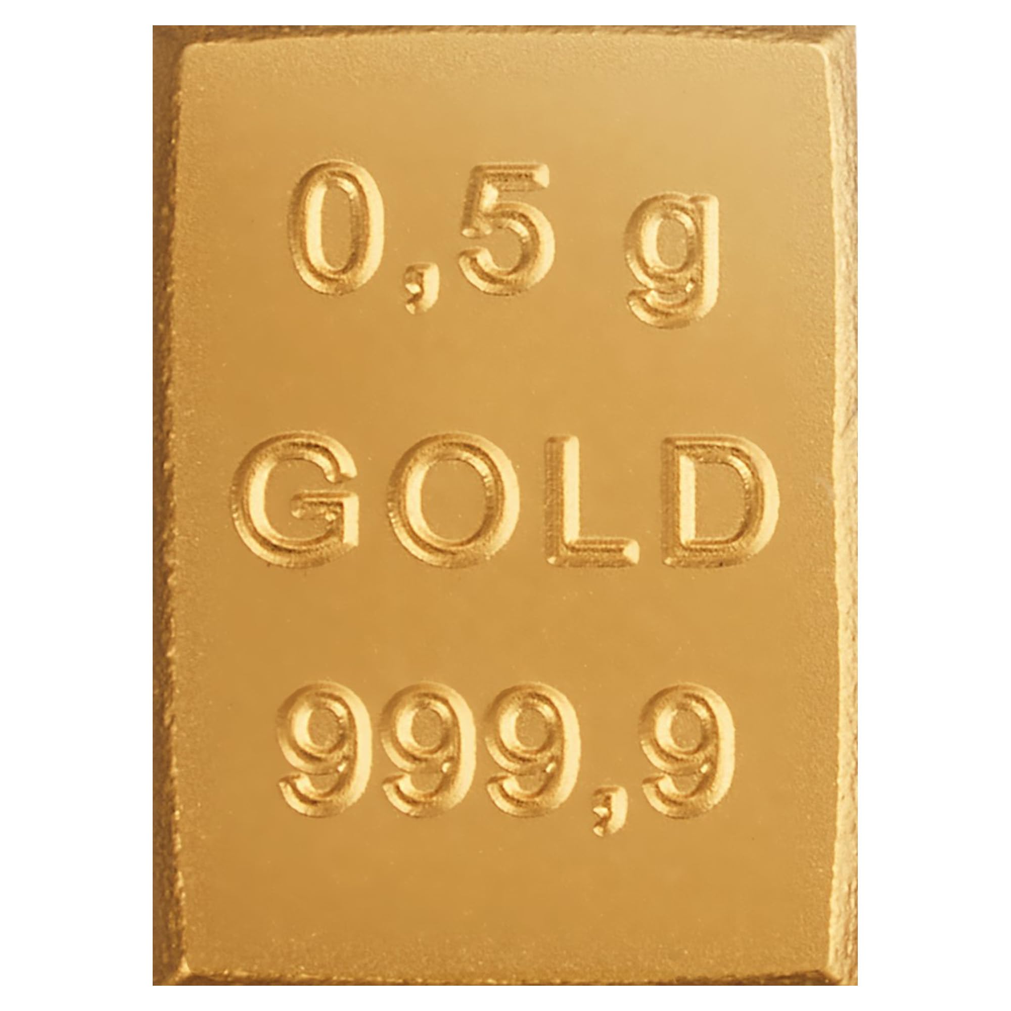 Gold zum Sammeln oder Verschenken - Goldbarren 0,5g - Feingold 999,9 - Combibar - inkl. Geschenkverpackung und Echtheitsgarantie