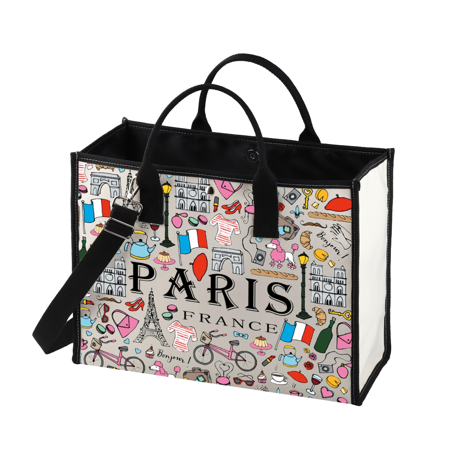Paris Tote Bag France Lovers Gift Paris Travel Gift Paris Souvenir Gift Paris Welcome Bag (Paris TB)