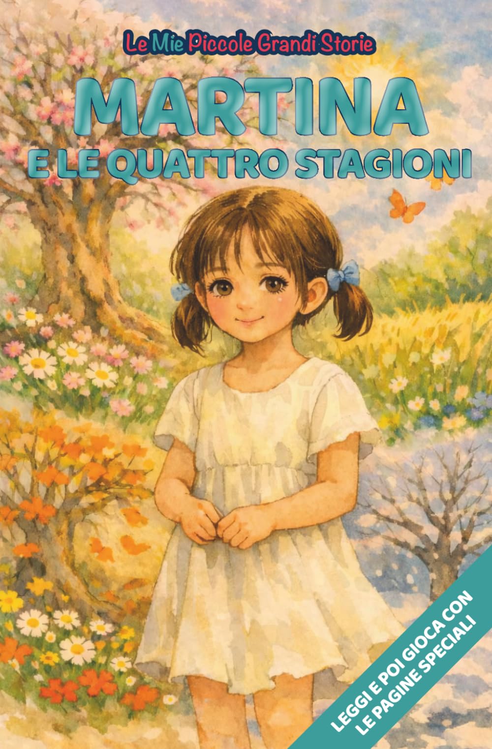 Martina e le quattro stagioni: Libro illustrato con protagonista Martina, per bambini 3-6 anni, personalizzabile, con alla fine giochi e attività: ... le figure (Le Mie Piccole Grandi Storie)