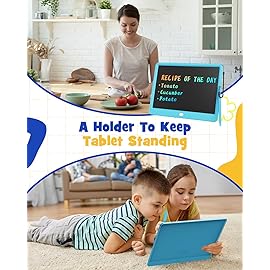 TEKFUN Birthday Gifts for Kids, 16inch LCD Writing Tablet Drawing Board, Teen Girl Boy Gifts Age 10 and Up, Birthday Gifts for All Age Groups, Erasable Writing Tablet for Business Meeting (Blue)