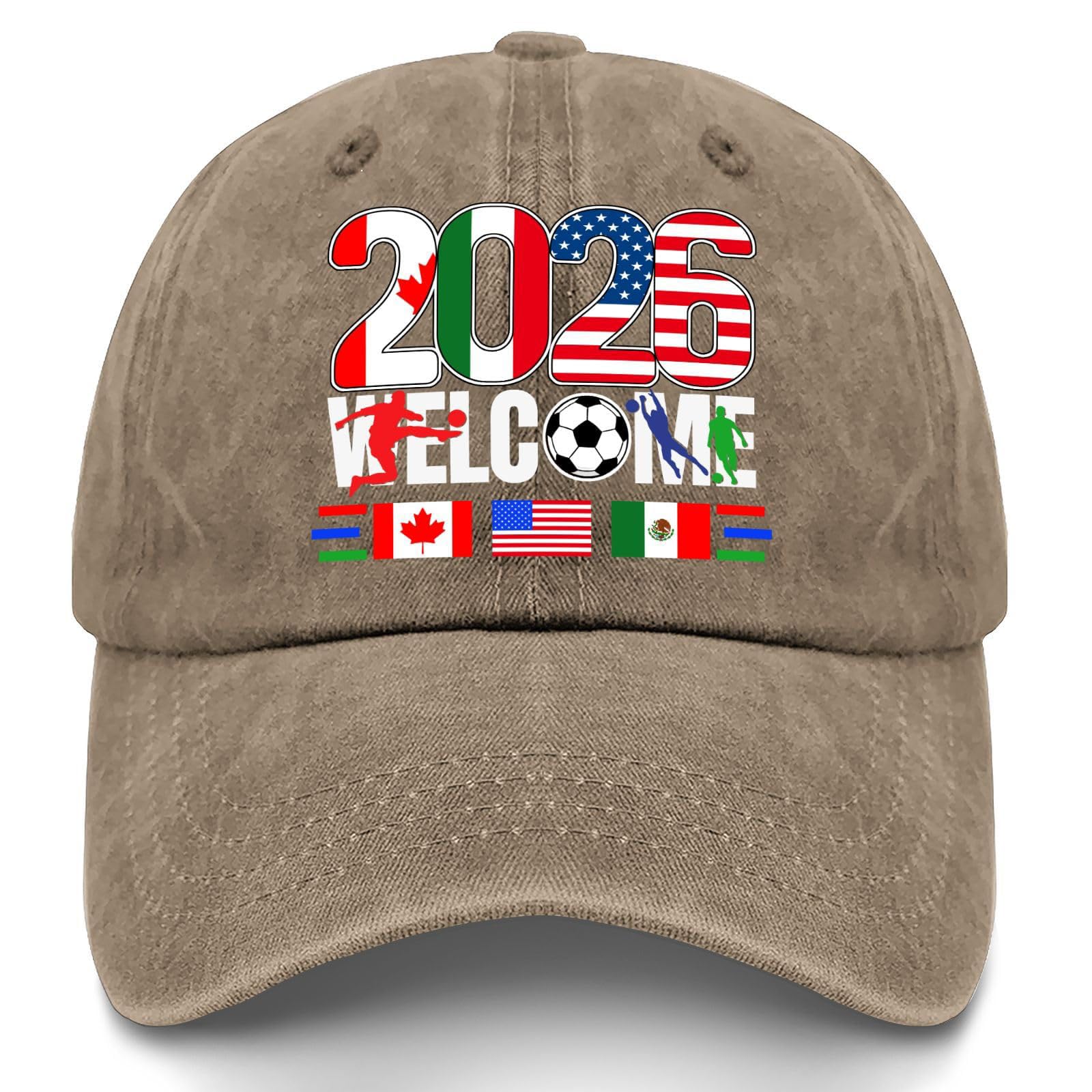 2026 Cup Hat, USA Canada Mexico World Cup Soccer Cap, Host Country Soccer Football Cap, Cotton Baseball Hat for Men Women — view 8