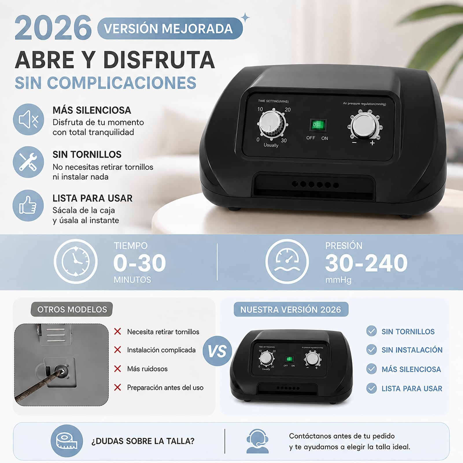 Presoterapia para Casa Abdomen y Piernas, Maquina Botas Aparato Presoterapia Profesional Pierna, 6 camaras Masajeador Circulación (Negro Piernas+Abdomen+Brazos, L+10CM Banda Ancha)