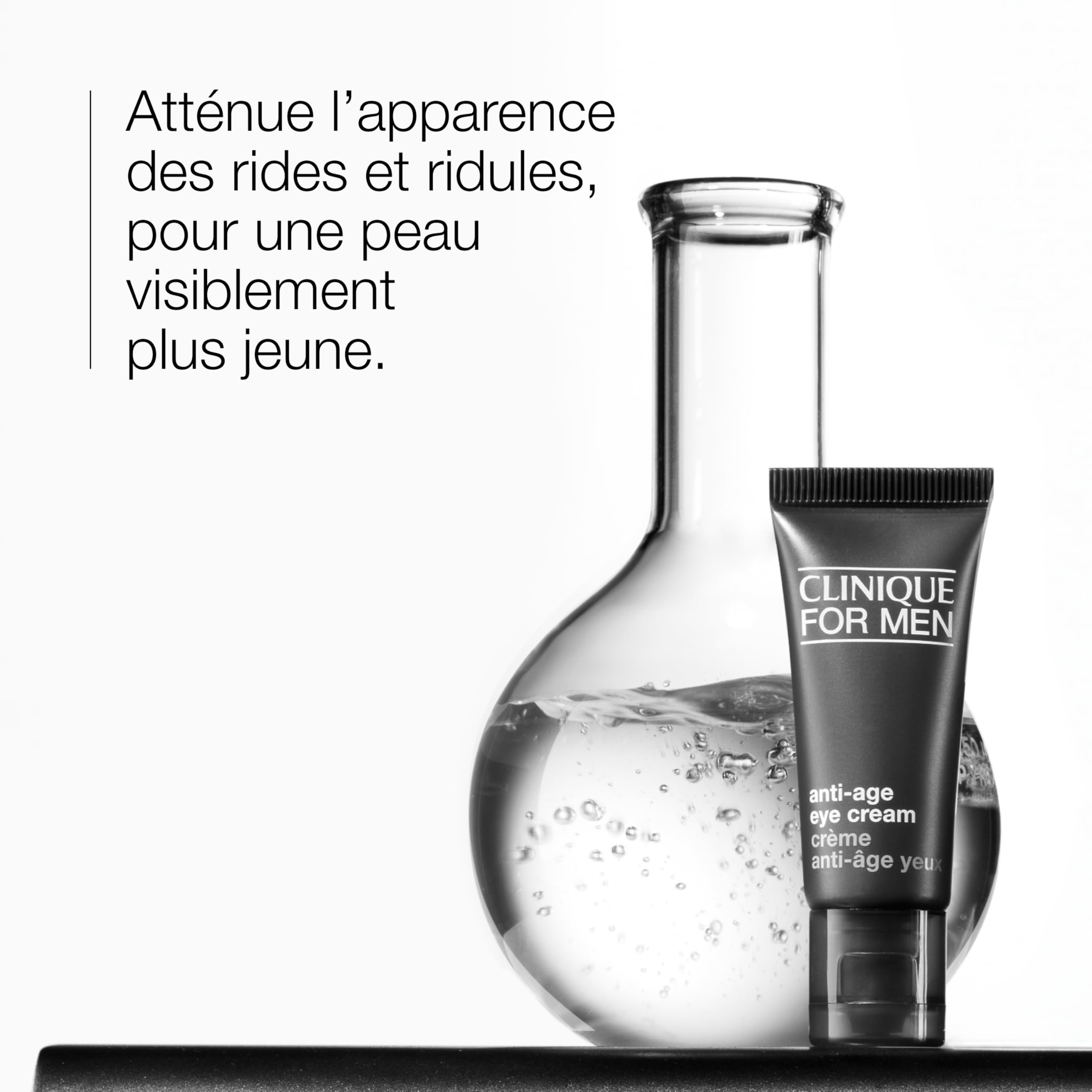 Clinique For Men Soin Contour des Yeux Anti-âge | Hydratation + Éclat | Vitamine E, 15 ml