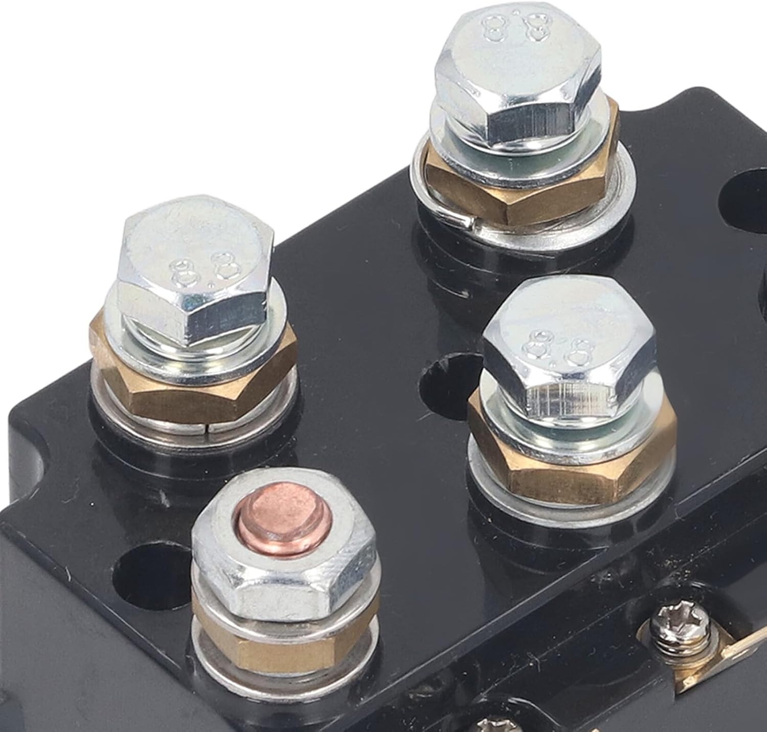 Alomejor 500A High Power Winch Relay for ATV, Electric Winch Contactor, Reliable Performance for Snowmobile, Cart