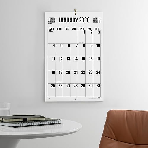 Miniatura 2 de Calendario de pared 2026-2027, calendario Nekmit 2026 de enero de 2026 a julio de 2027, 22 34 pulgadas x 14 34 pulgadas, calendario de pared de