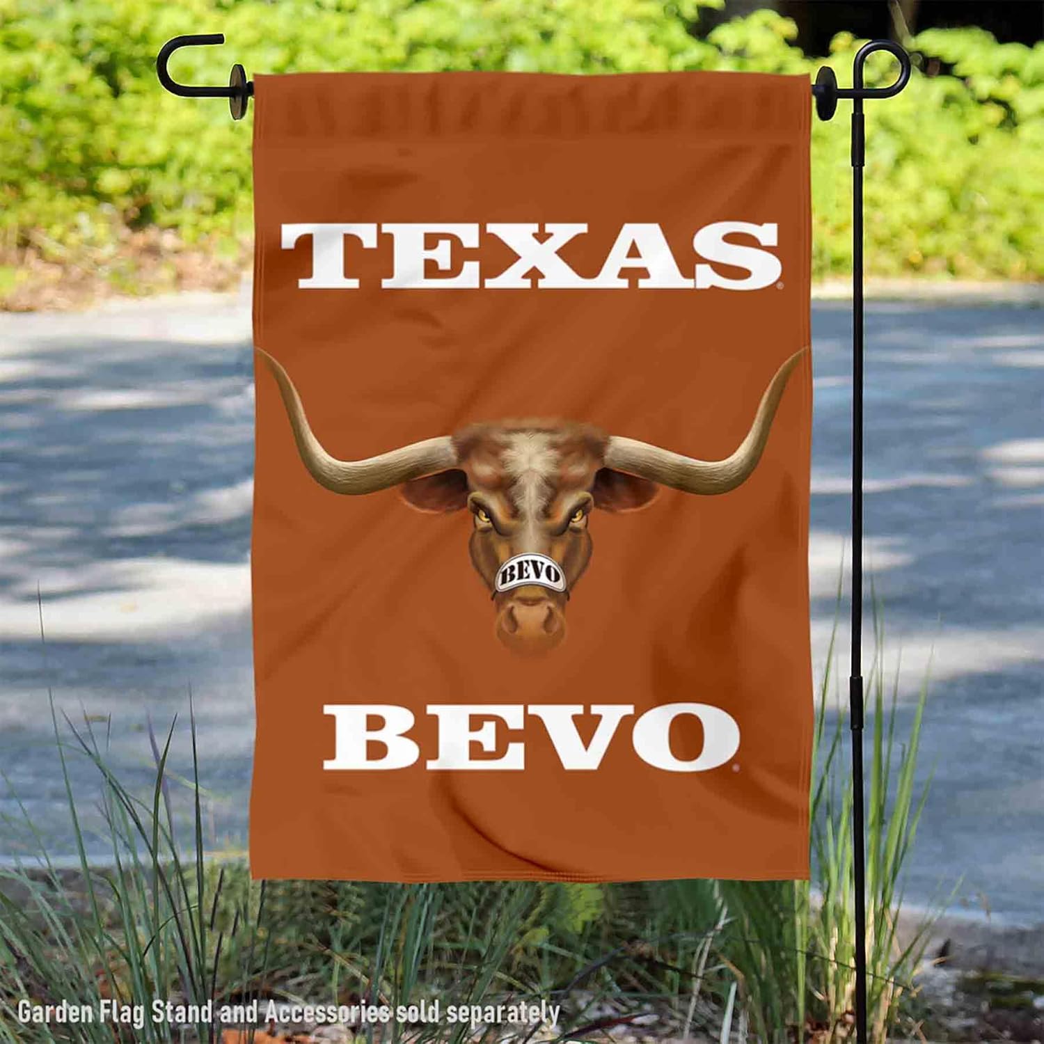Texas Longhorns Bevo Garden Flag - Image 2