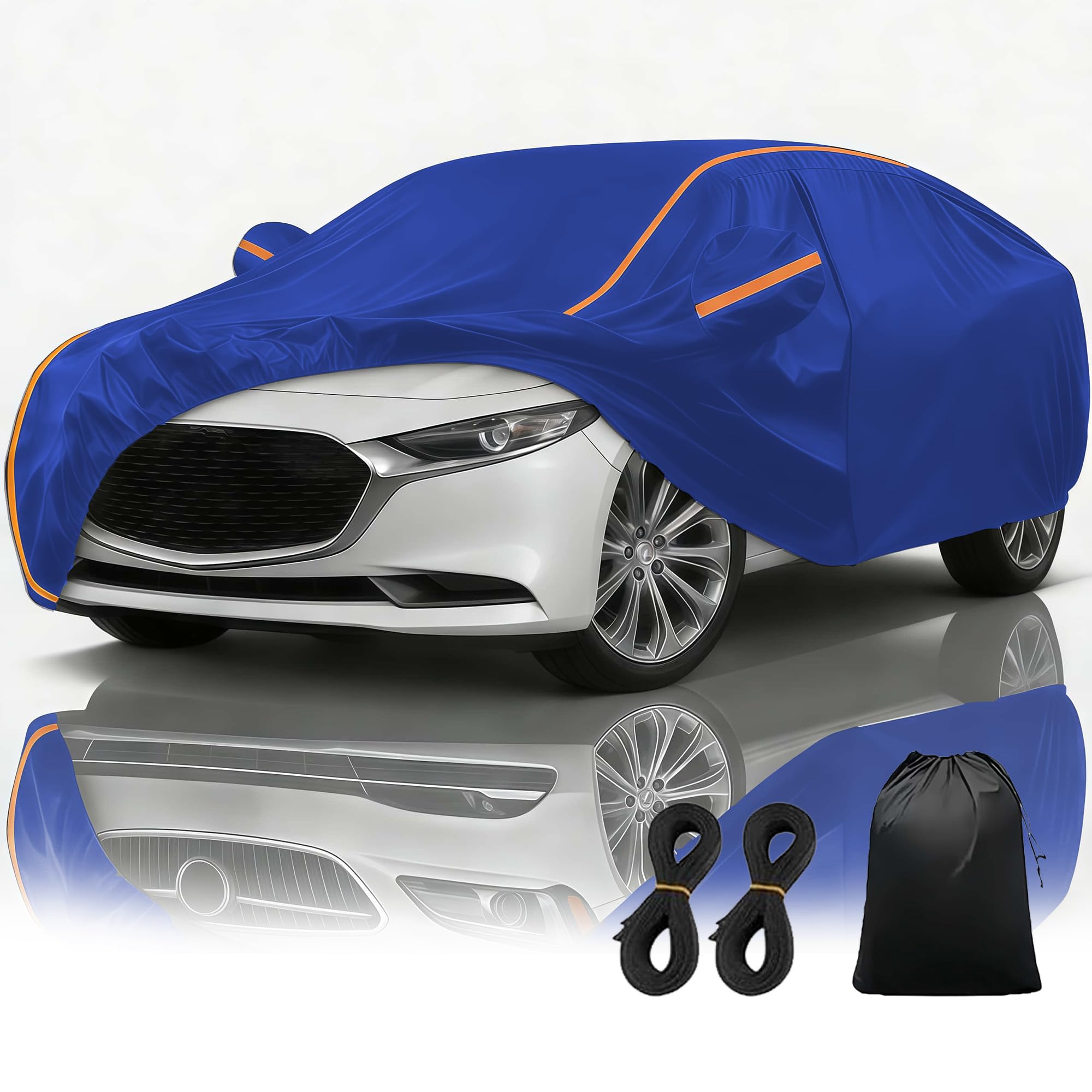 Abdeckplane Auto für Dodge Charger SRT8 2006-2023 丨Autogarage Abdeckung Autoabdeckung Outdoor Wasserdicht Atmungsaktiv Uv Beständig Und Reißfest Autoplane Gemacht