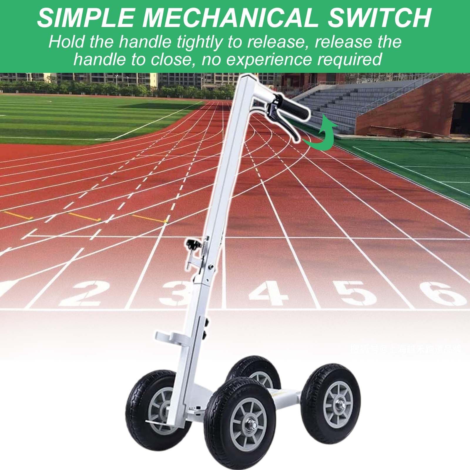 Macchine Traccialinee A Spinta Manuale, Altezza della Maniglia Regolabile da 70 A 80 Cm, Lavori di Tracciatura in Fabbrica con Vernice per Traccialinee Stradali O Erbose