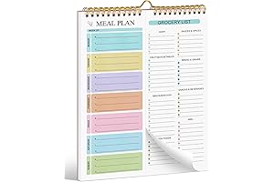 Joyberg Weekly Meal Planner Notebook 8.5x11”