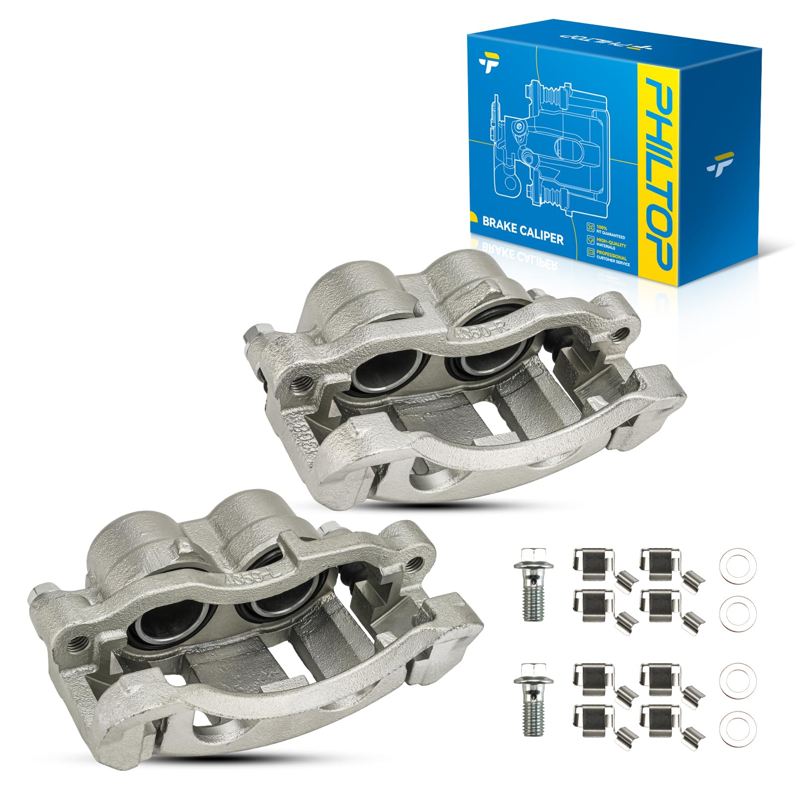 PHILTOP Front Brake Caliper w/o Pads Compatible with 1998-2005 Blazer