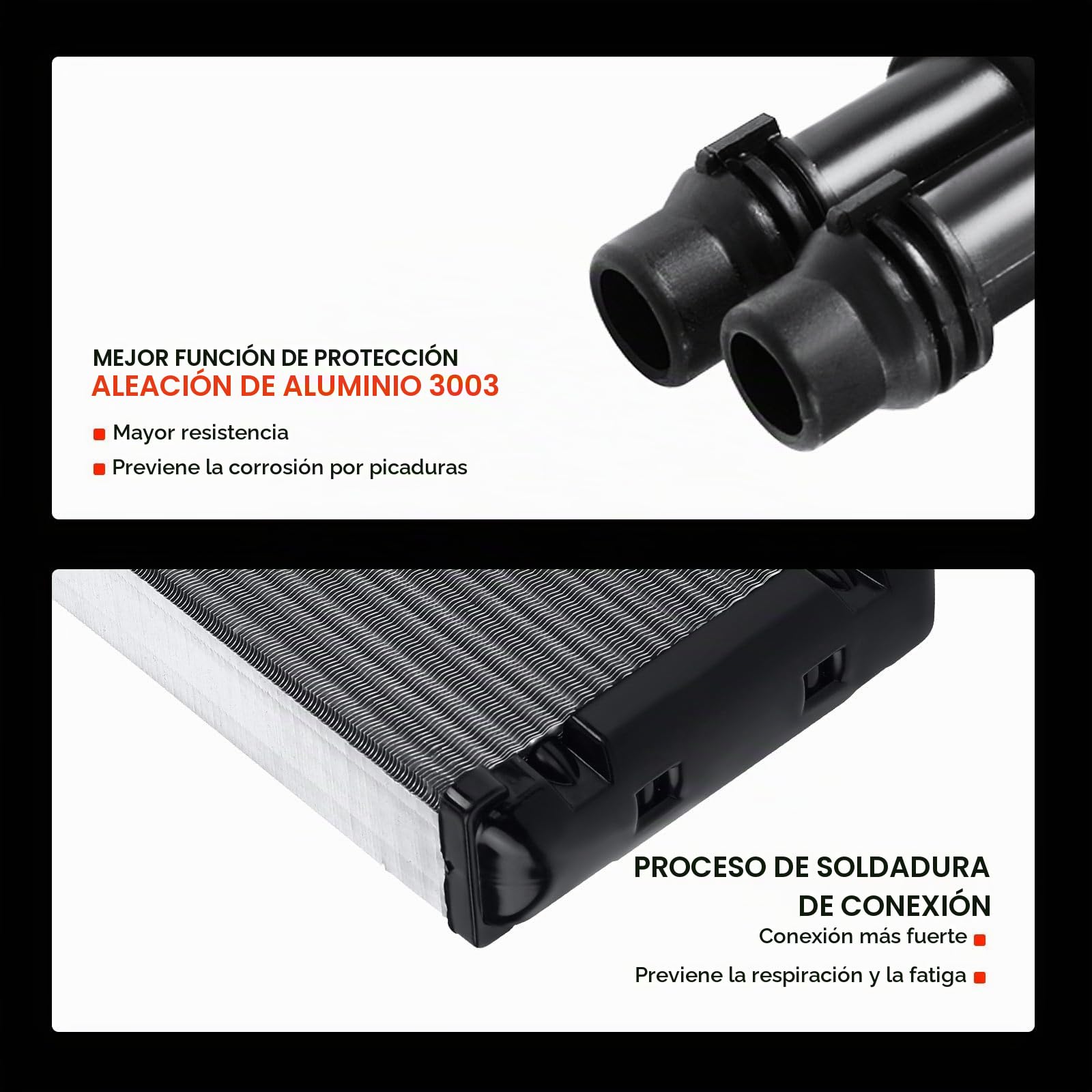 Frankberg Intercambiador de calor 1J1819031A | Compatible con: Golf IV Variante 1J5, Nuevo Beetle 1C1 9C1, B.o.r.a 1J2, A3 8L1, O.c.t.a.v.i.a I 1U2