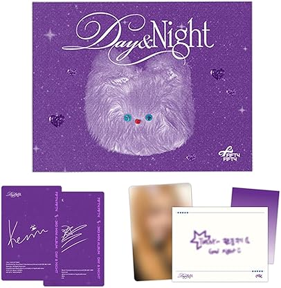 FIFTY FIFTY - [Day & Night] (Night / EVER Ver.) Album Case + Music Card + Photocard + Handwritten Message + Ever Music User Guide + 3 Extra Photocards por Fifty Fifty — capa do álbum