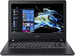 Acer Laptop TravelMate P2 Business Laptop, 14' FHD IPS, Intel Core i5-8250U, 8GB DDR4, 256GB SSD, bateria de 10 horas, Win 10 Pro, TPM 2.0, Mil-Spec, leitor de impressão digital, TMP214-51-55FM