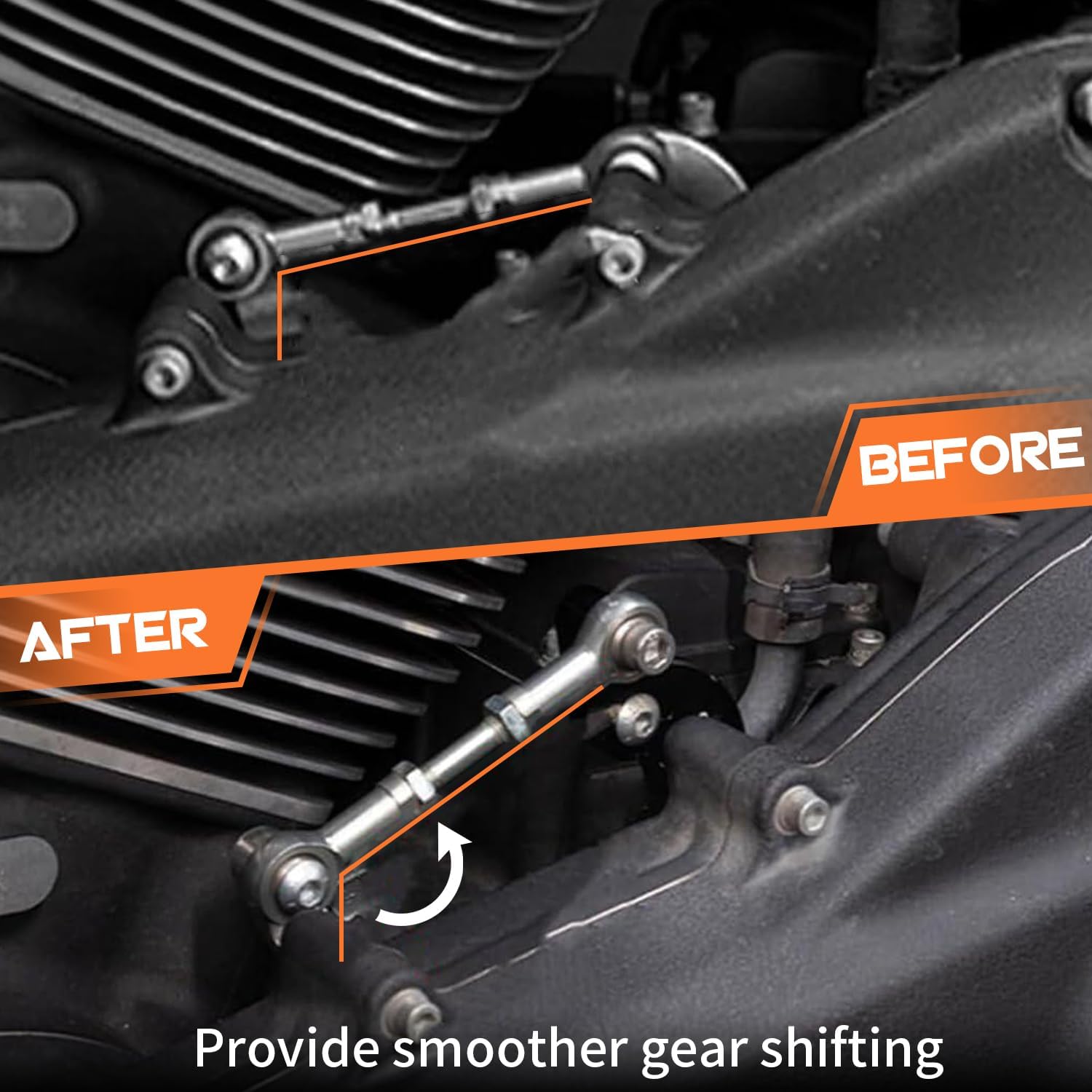 AUFER Neutral Gear Shift Assist Shifter Compatible with for Harley Touring Softail 2018-2025 Engine Neutral Shift Assistant Auxiliary Mount Bracket 20% Shifting Easier into Neutral Accessory