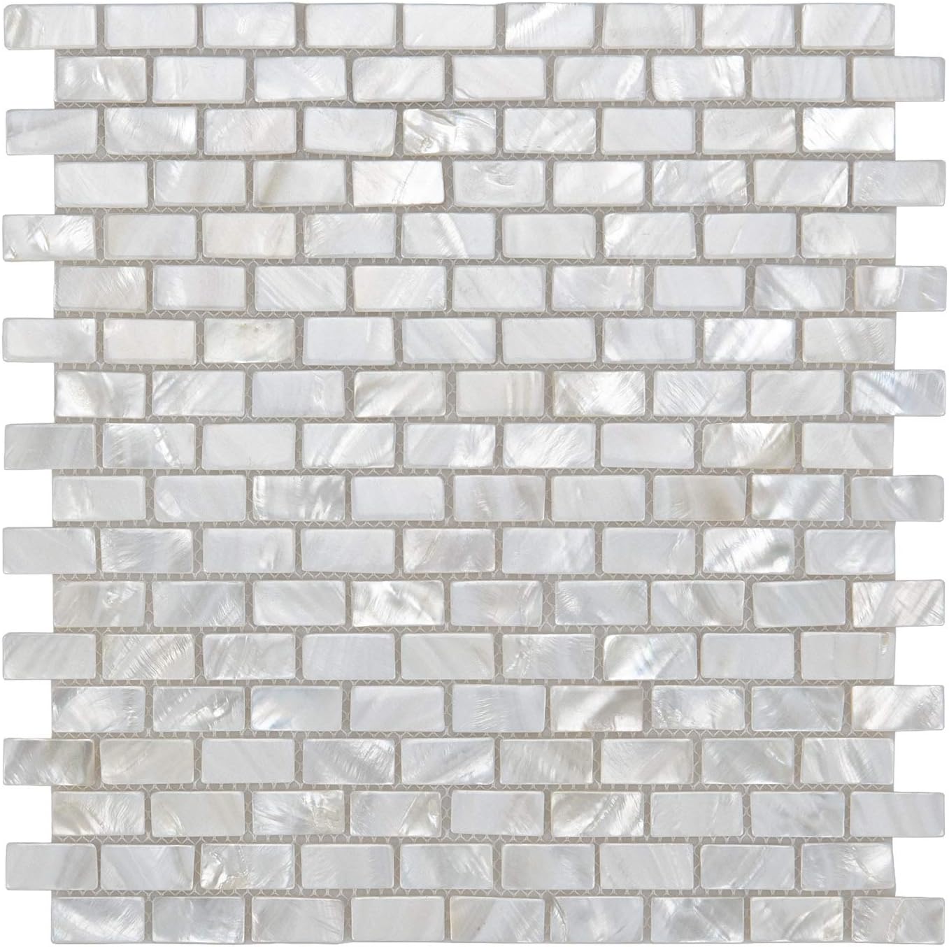 LONGKING Mother of Pearl Tiles, Decorative Tiles (B-02, 1 Tile)