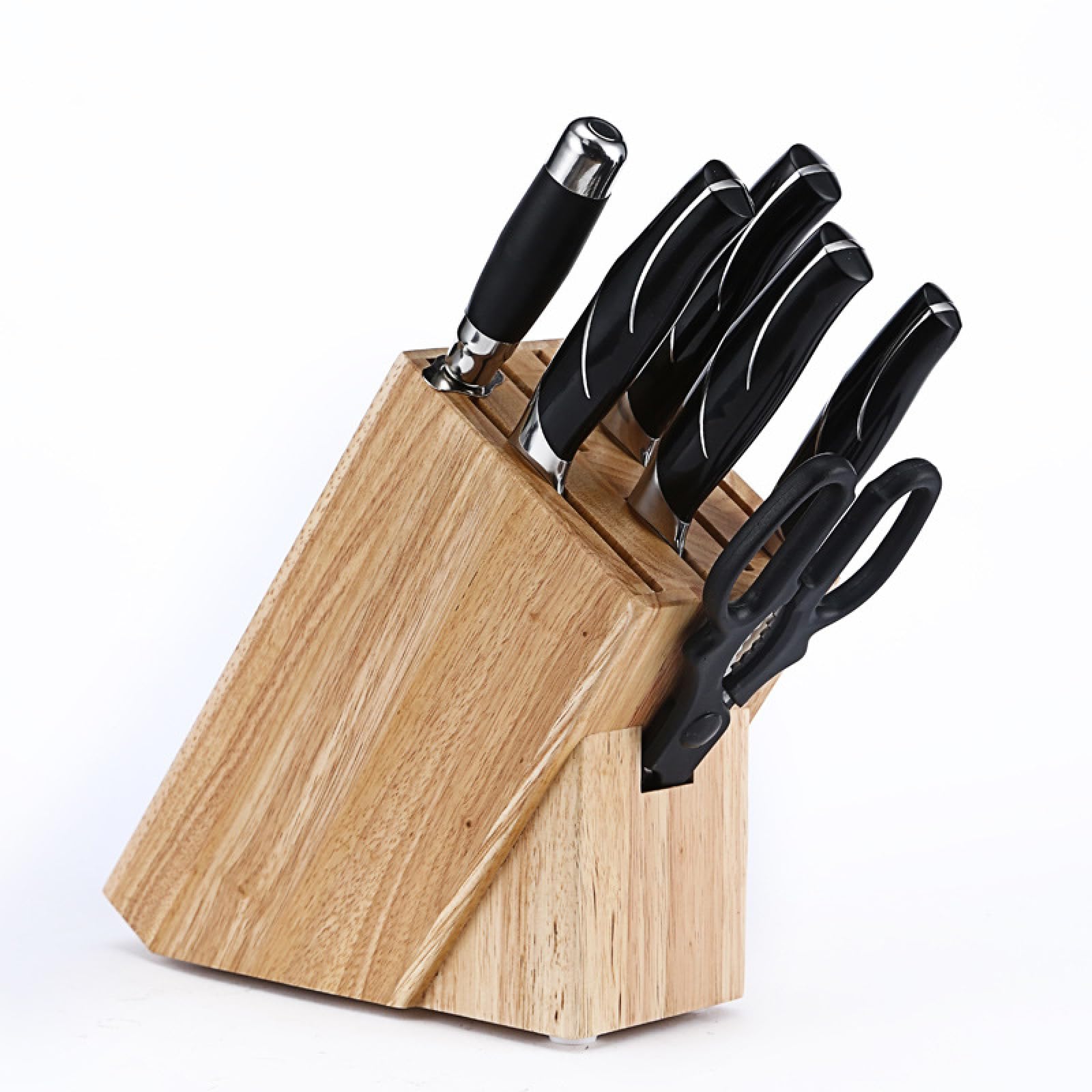 Soportes De Bloque De Cuchillos De Bambú para Cajones, Organizador De Cuchillos De Chef para El Hogar Noble De Haya Universal Funcional Calidad para Cualquier Ocasión Y Inauguración De La Casa